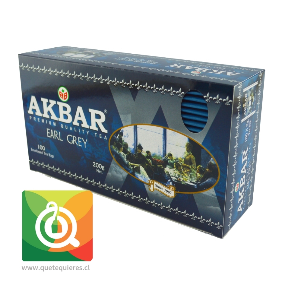 Akbar Té Earl Grey 100 bolsitas 1