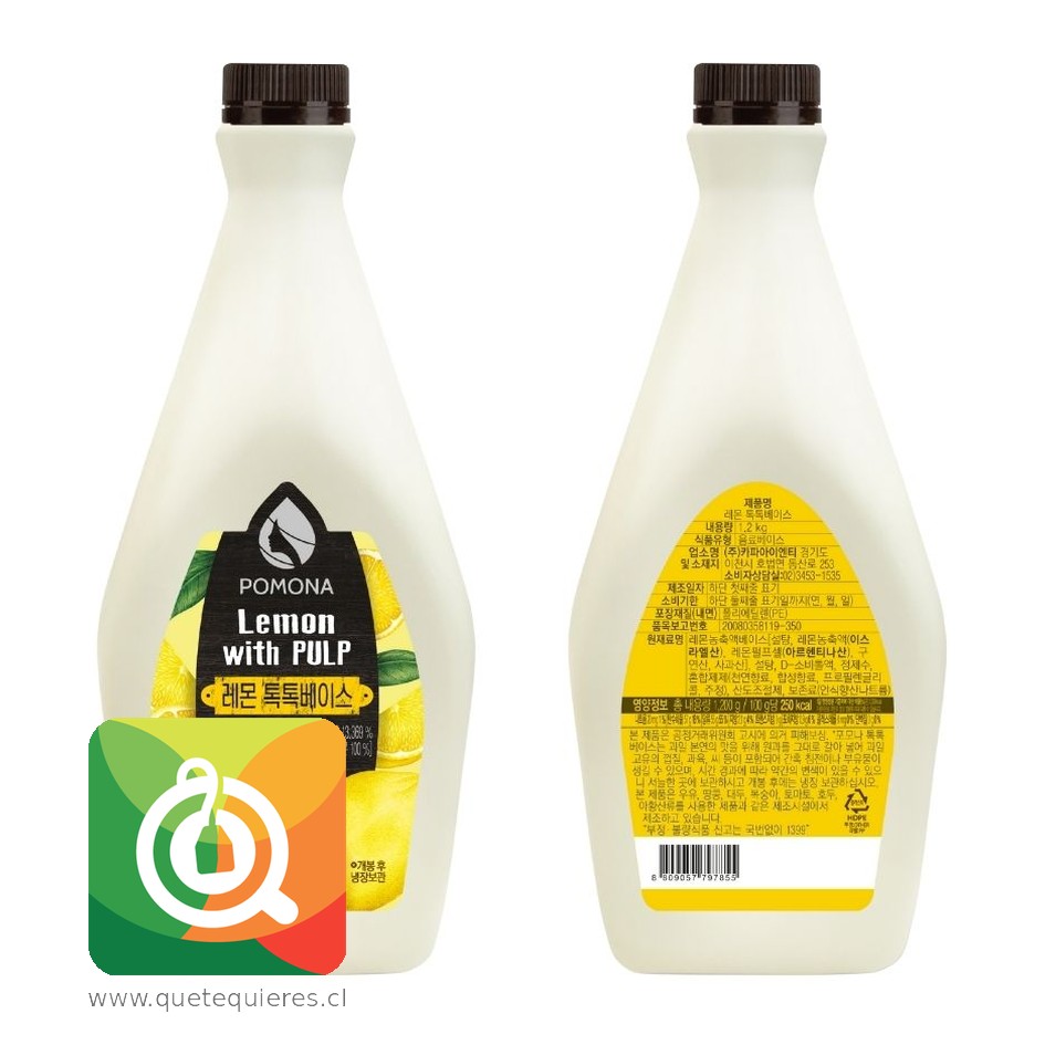 Pomona Base Concentrado Limón con Pulpa 2