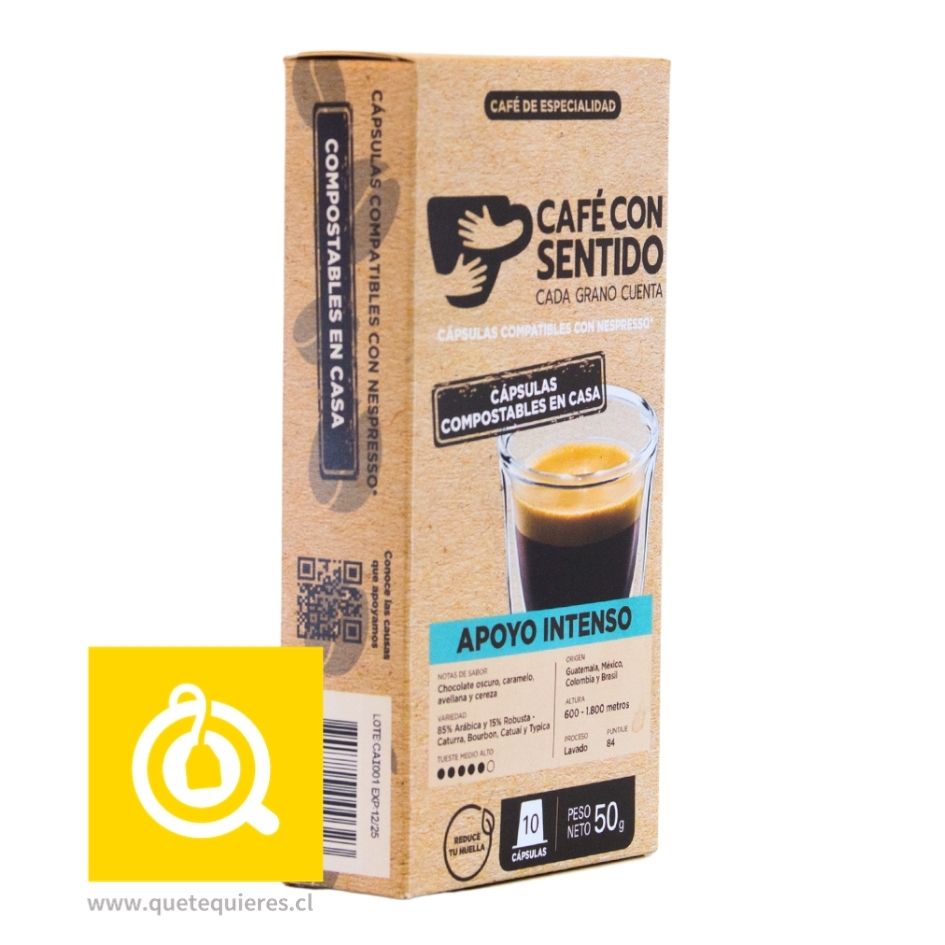 Café Con Sentido Cápsula Café Apoyo Intenso 1