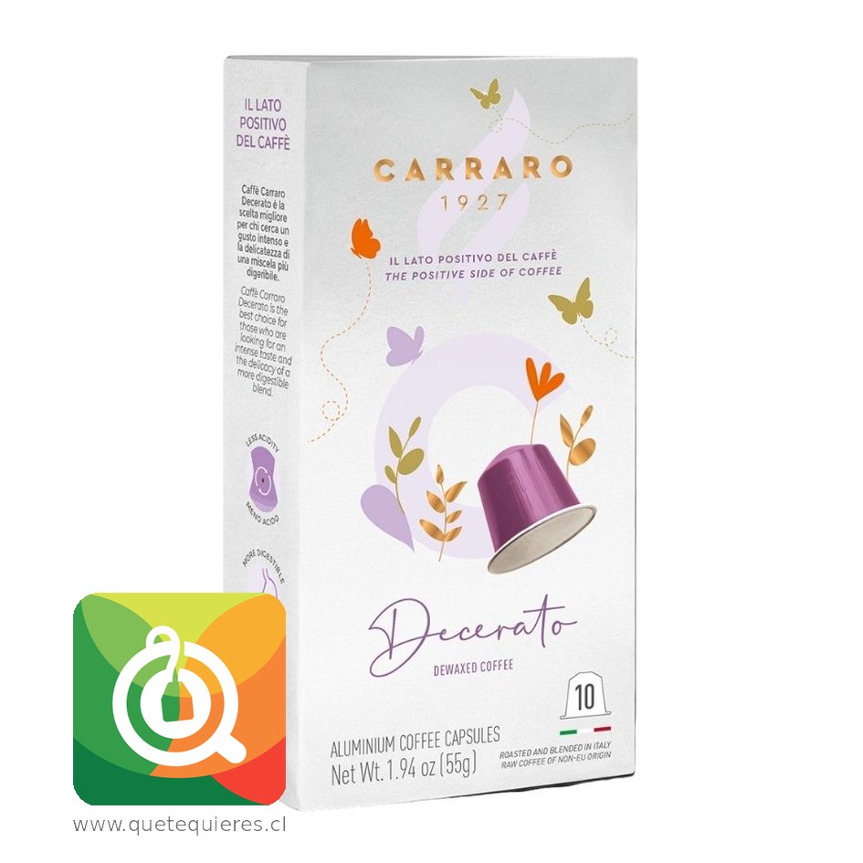 Carraro 1927 Cápsulas Café Decerato 1
