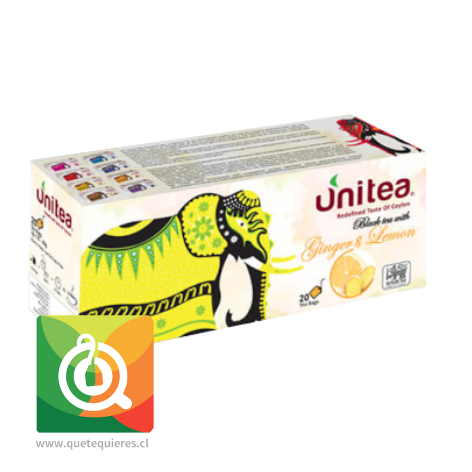 Unitea Té Negro Jengibre Y Limón 1