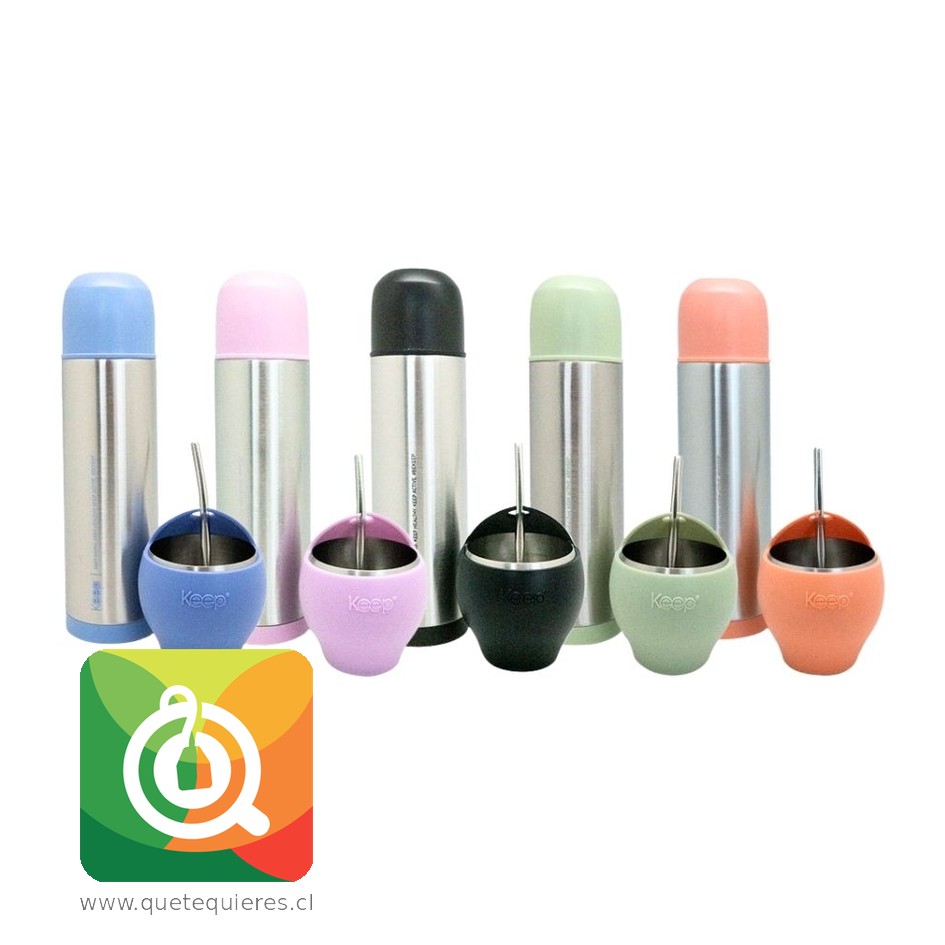 Keep Set Termo Bala + Mate con Bombilla 1