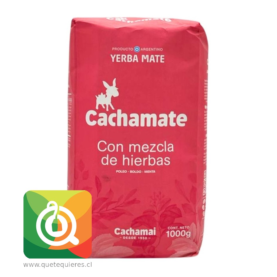 Cachamate Yerba Mate Rosada 1 Kg   1
