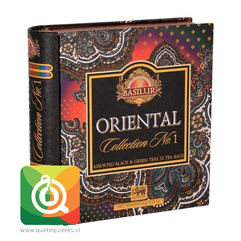 Basilur Libro de Té Surtido Oriental N° 1 - Oriental Collection N° 1 Tea Book 1