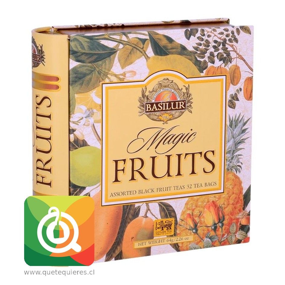 Basilur Libro Té Surtido Té Negro y Frutas - Magic Fruit Tea Book Assorted 1