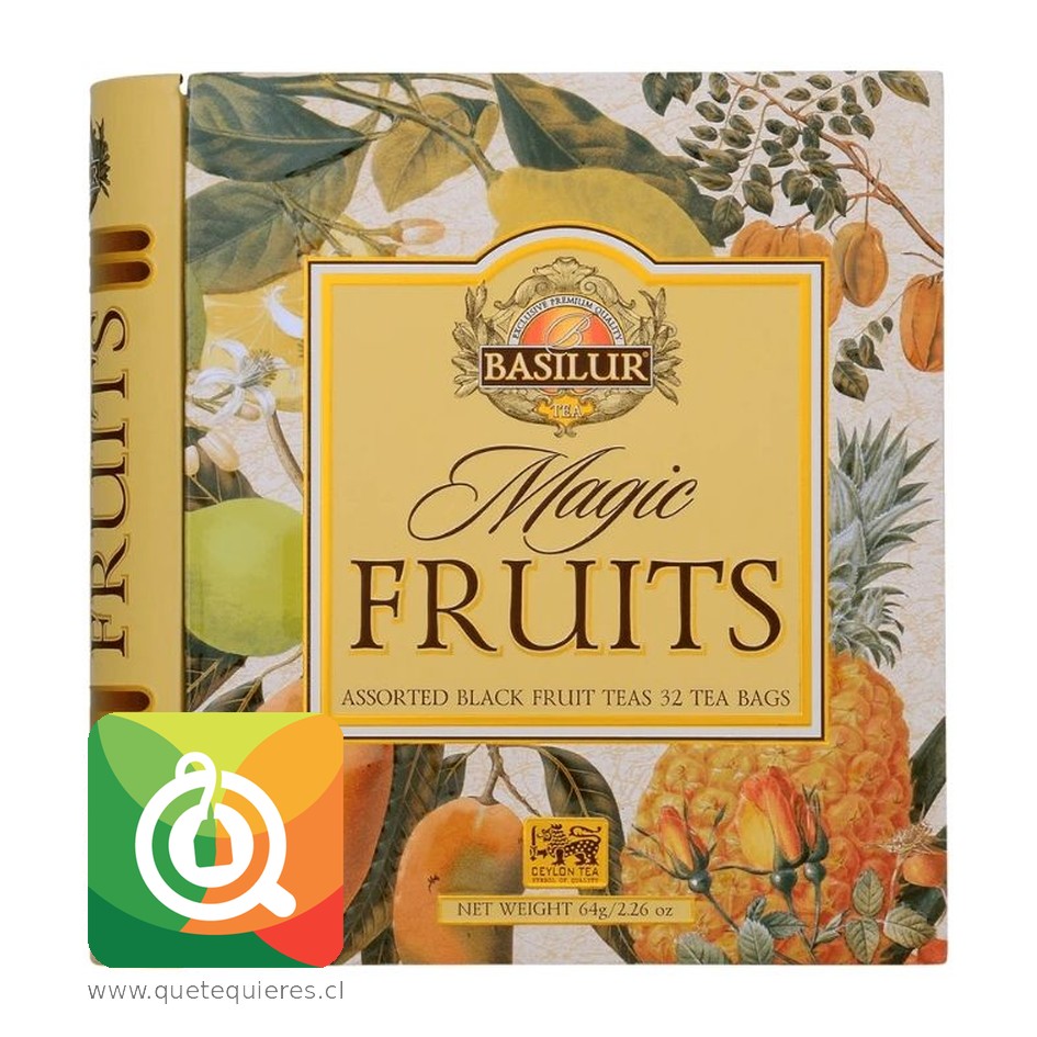 Basilur Libro Té Surtido Té Negro y Frutas - Magic Fruit Tea Book Assorted 2
