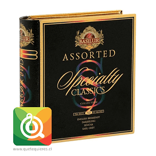 Basilur Libro Té Surtido Té Negro Clasico - Specialty Classics Tea Book Assorted