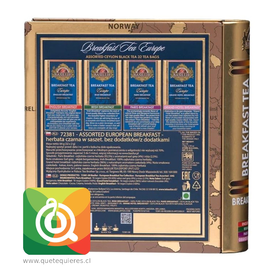 Basilur Libro Breakfast Tea Europe 3