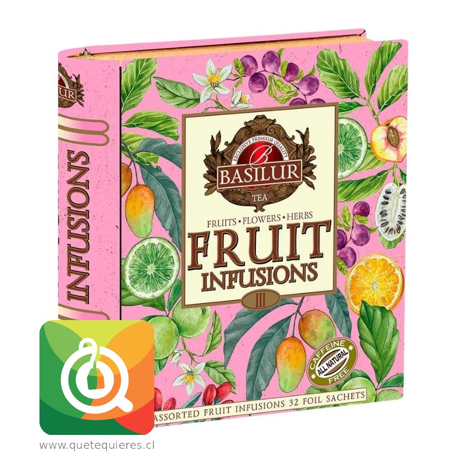 Basilur Libro Surtido de Infusiones Frutales Volumen III 1