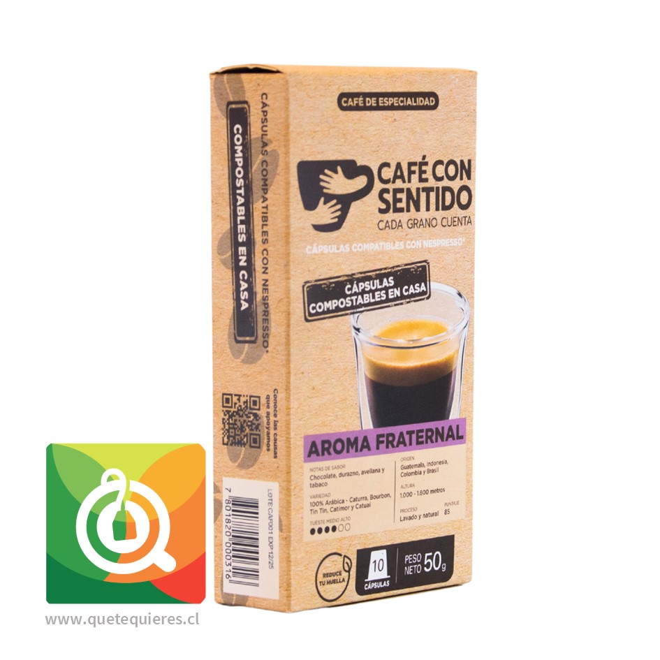 Café Con Sentido Capsula Café Aroma Fraternal 1