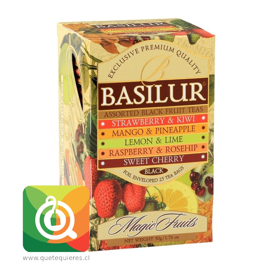 Basilur Té Magic Fruits Assorted - Surtido Té Frutales 1