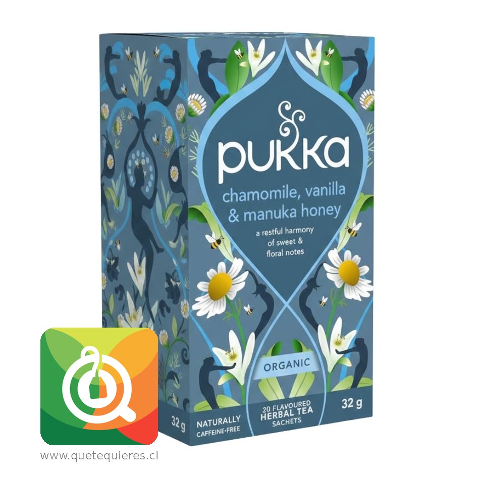 Pukka Infusión Manzanilla Vainilla y Miel de Manuka 1