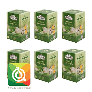 Ahmad Té Verde Jazmín 20 bolsitas Pack 6 
