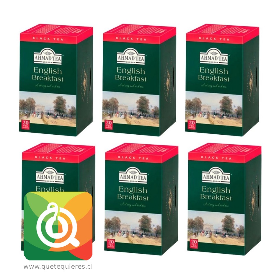 Ahmad Té Negro English Breakfast 20 bolsitas Pack 6  1