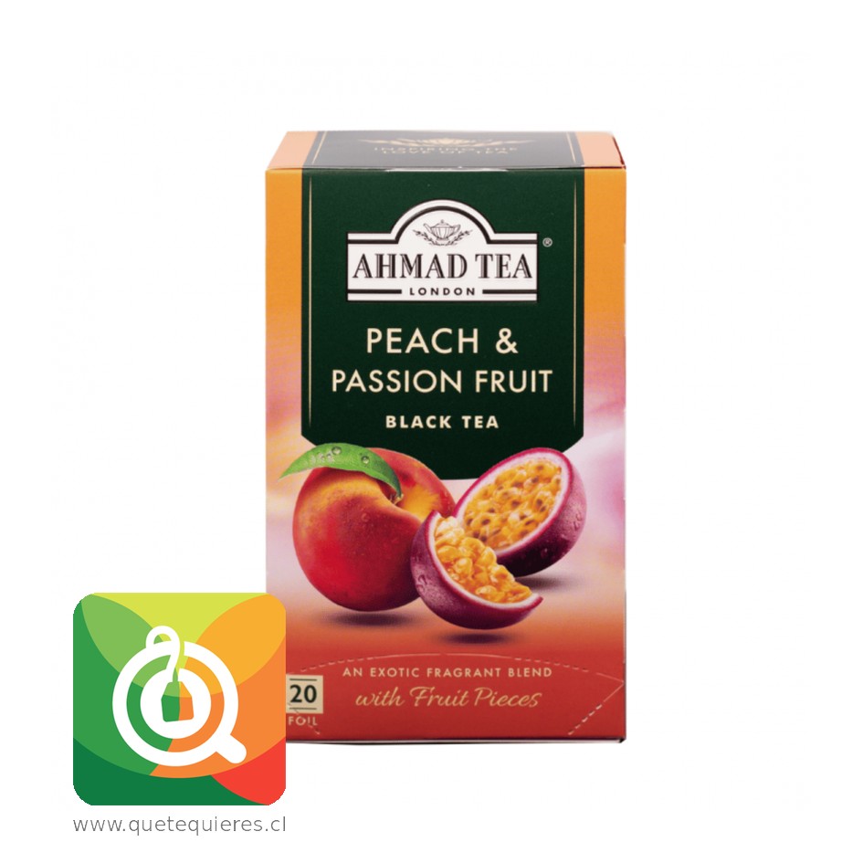 Ahmad Té Negro Durazno y Maracuya - Peach & Fruit Passion  2