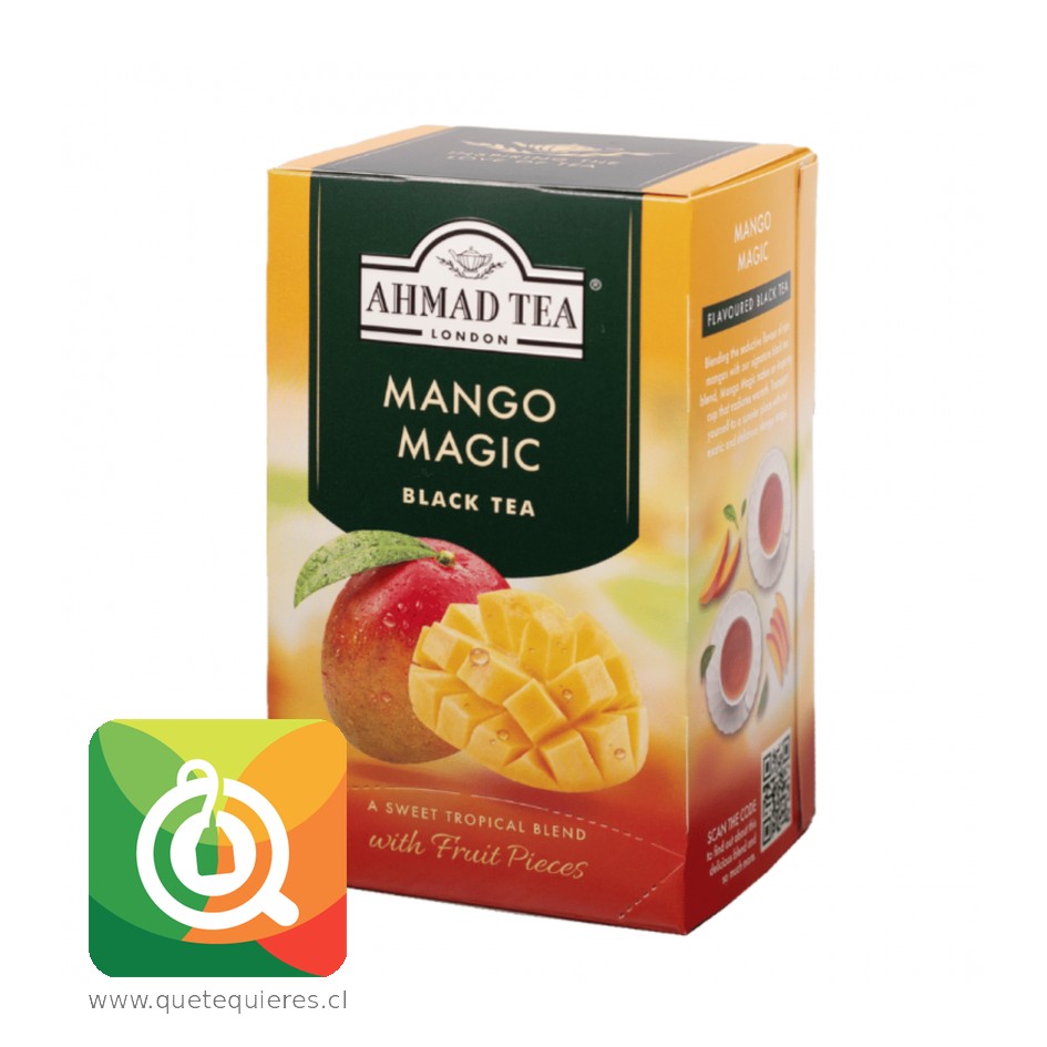 Ahmad Té Negro Mango Magic 1
