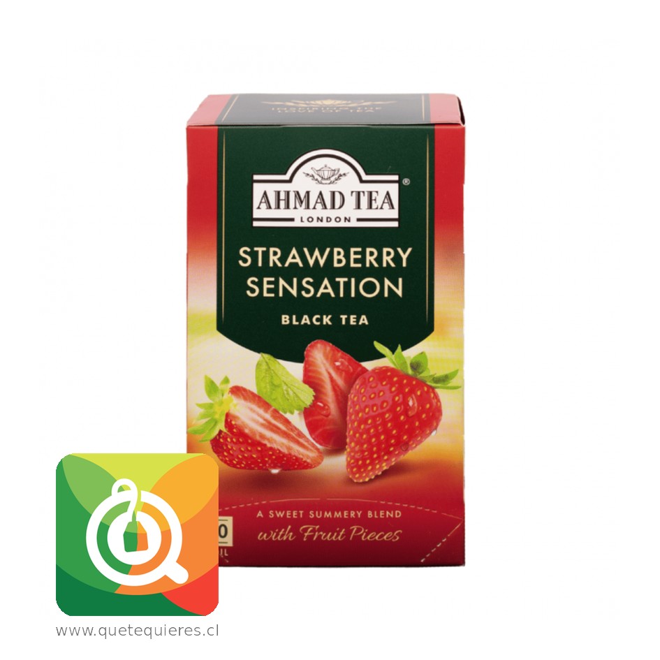 Ahmad Té Negro Frutilla - Strawberry Sensation 2
