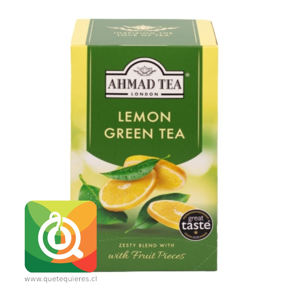 Ahmad Green Tea Lemon Vitality- Té Verde Limón 2