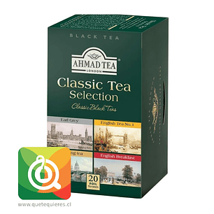 Ahmad Té Negro Selección Clásica 20 bolsitas