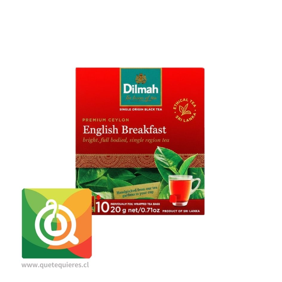 Dilmah Té Negro English Breakfast 10 bolsitas 2