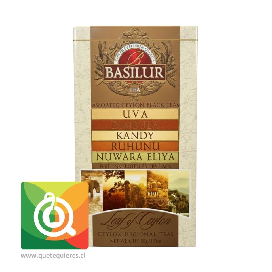 Basilur Surtido Té Negro Regiones de Sri Lanka 2