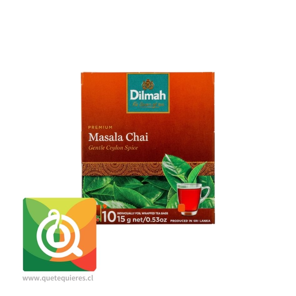 Dilmah Té Negro Masala Chai 10 bolsitas  2
