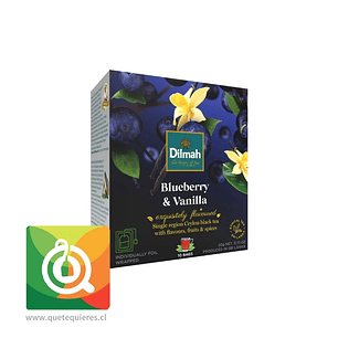Dilmah Té Negro Arándano y Vainilla 10 bolsitas
