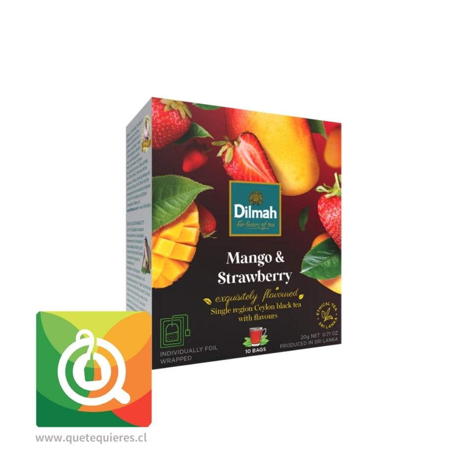 Dilmah Té Negro Frutilla y Mango 1