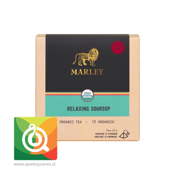 Marley Coffee Té Verde Orgánico con Guanábana 2
