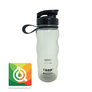 Keep Botella Anatómica Negro