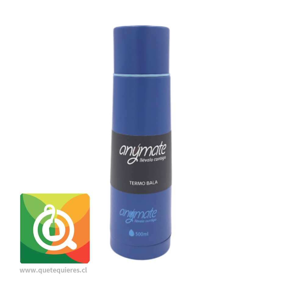 Anymate Termo Bala Azul 500 Ml 1