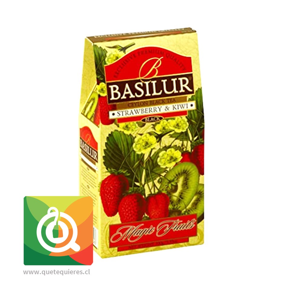 Basilur Té Negro Frutilla Kiwi 1