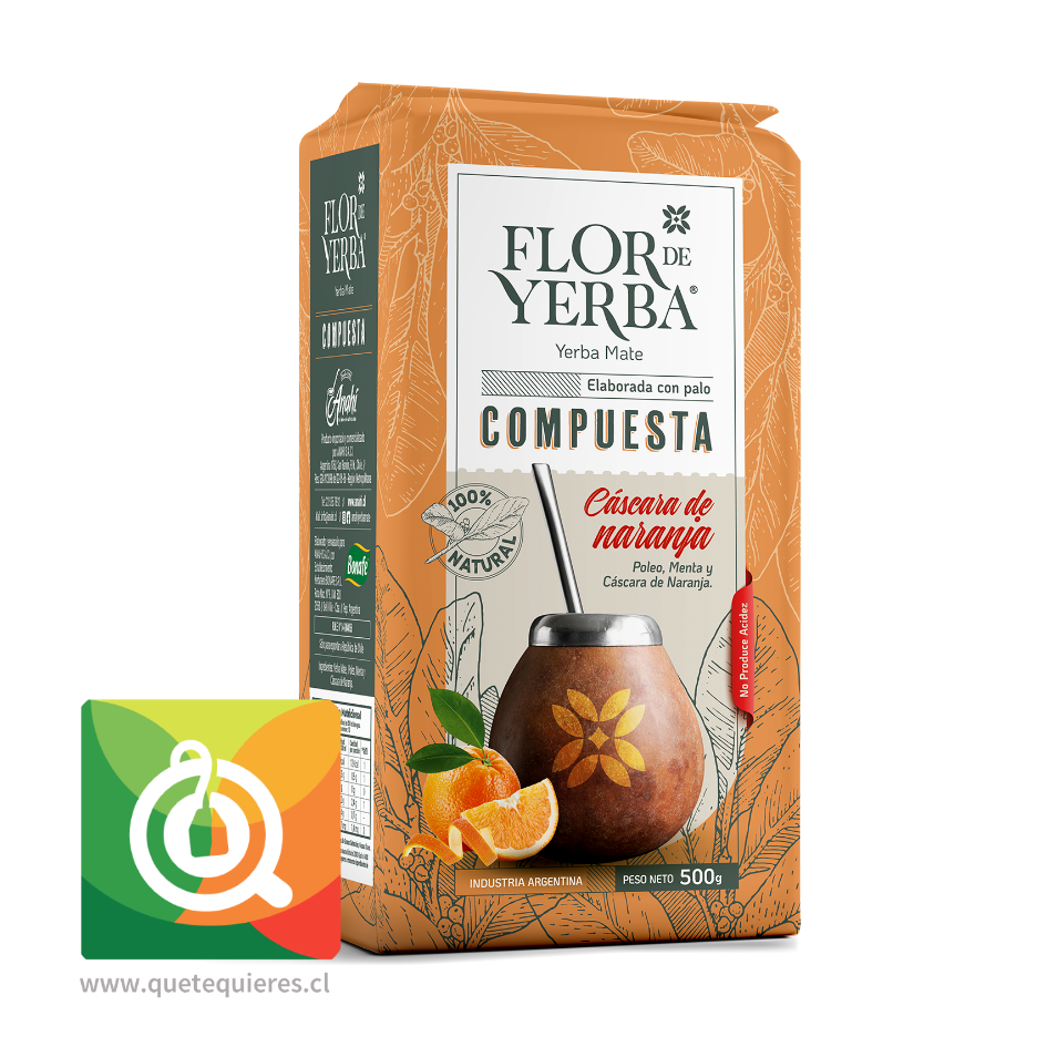 Flor de Yerba Yerba Mate Compuesta con Cáscara de Naranja 1