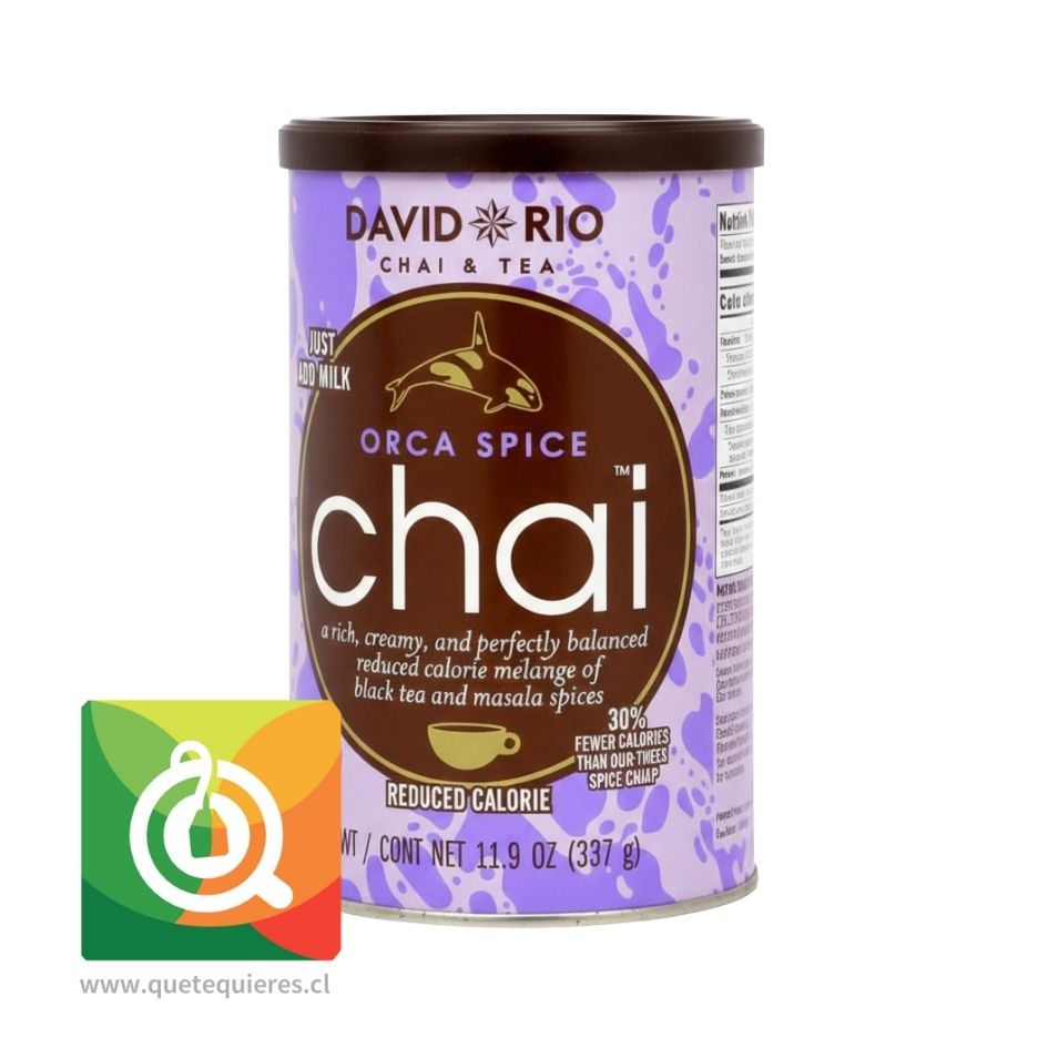 David Rio Té Negro Chai Instantáneo Clásico Sin Azúcar - Orca Spice 2