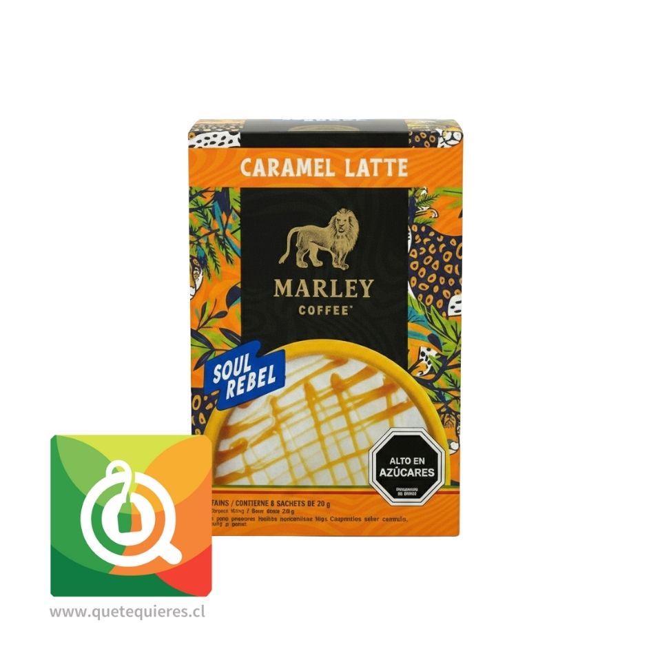Marley Coffee Café Caramelo Latte Instantáneo   2