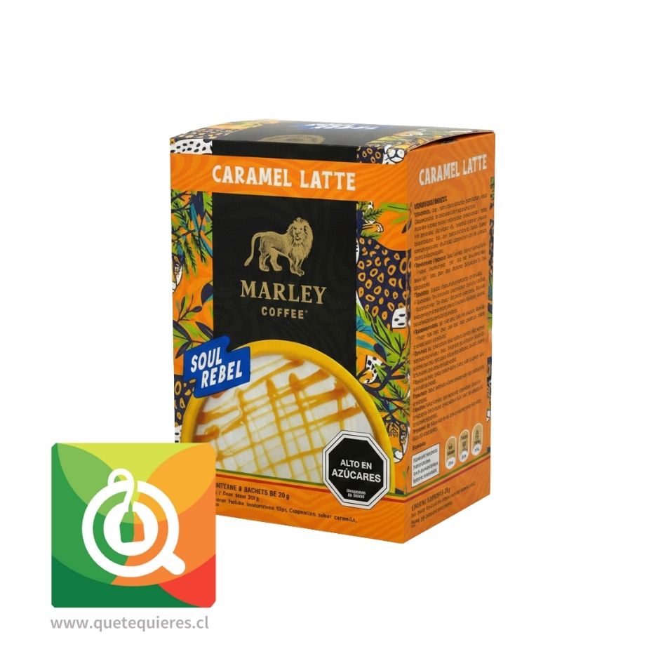 Marley Coffee Café Caramelo Latte Instantáneo   1