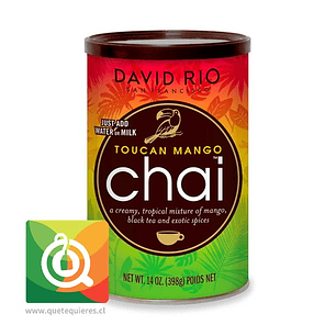 David Rio Té Negro Chai Instantáneo Con Mango - Toucan Mango