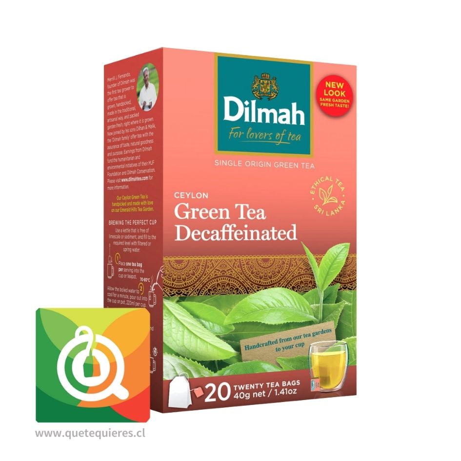 Dilmah Té Verde Descafeinado 1