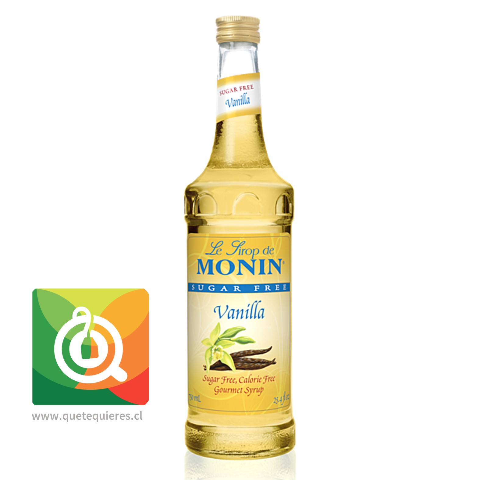 Monin Syrup Vainilla Sin Azucar 1