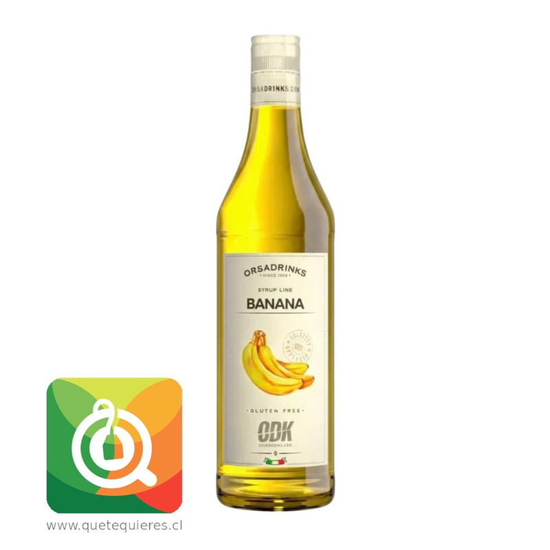 ODK Syrup Banana 750 Ml Vidrio 1