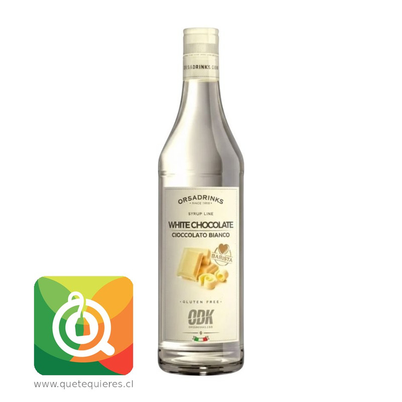 ODK Syrup Chocolate Blanco (White Chocolate) 750 Ml Vidrio 1