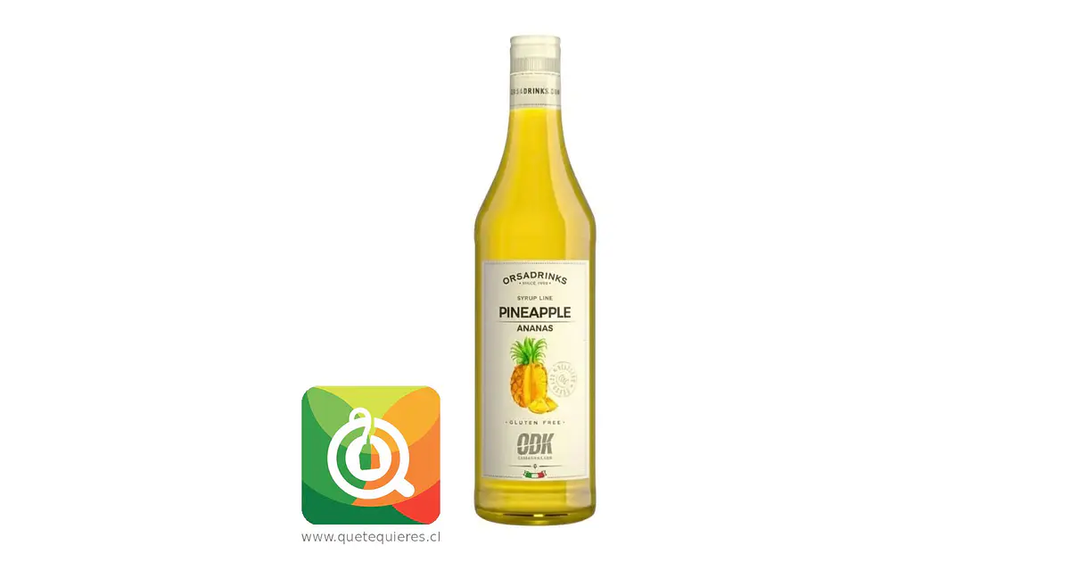 ODK Syrup Piña (Pineapple) 750 Ml Vidrio