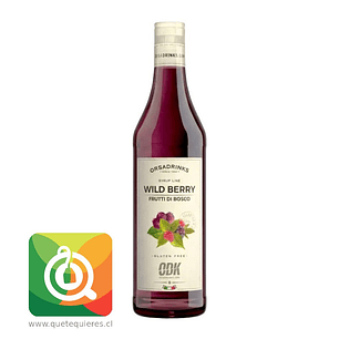 ODK Syrup Frutos Del Bosque (Wildberry) 750 Ml Vidrio