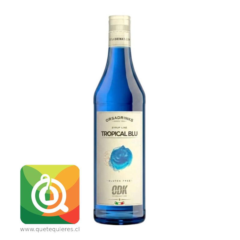 ODK Syrup Azul Tropical (Tropical Blue) 750 Ml Vidrio 1
