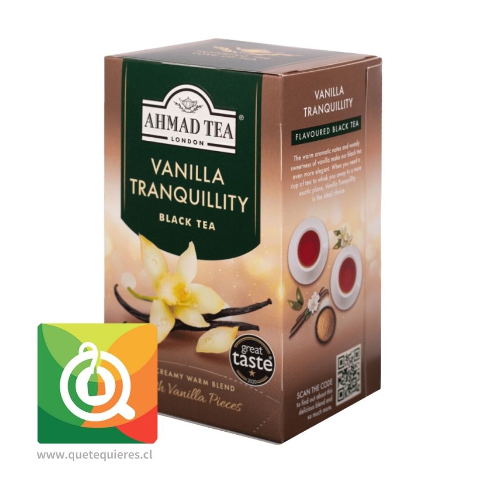 Ahmad Té Negro Vainilla 1