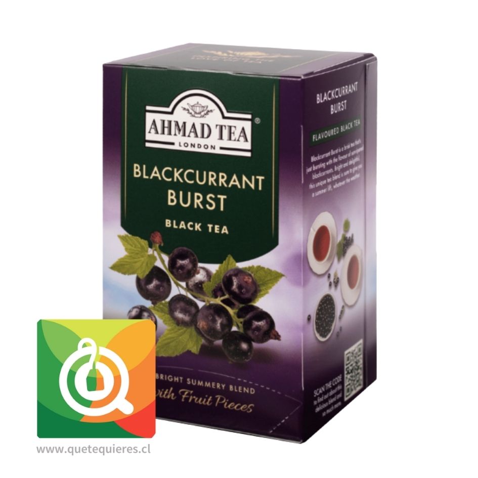 Ahmad Té Negro Grosellas Negras - Blackurrant Bust 1