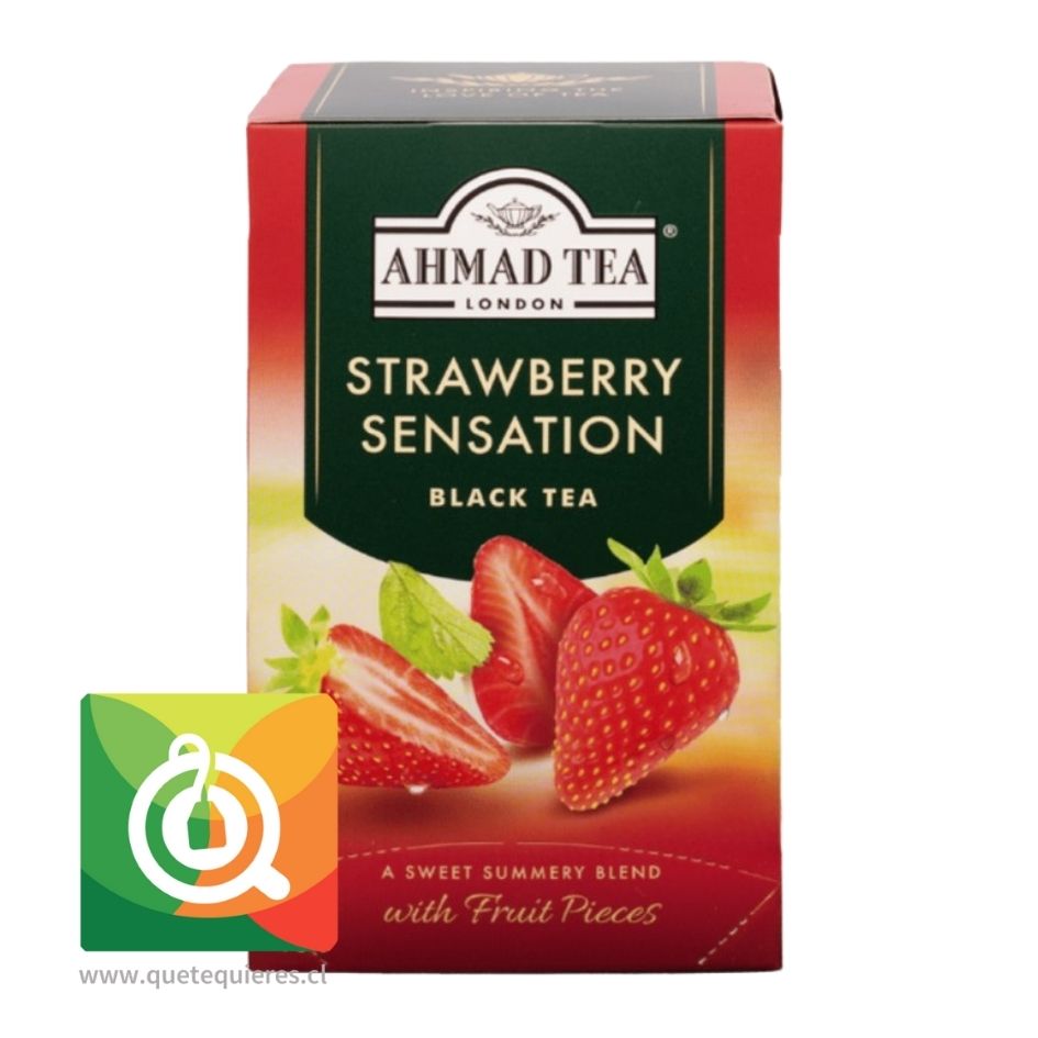 Ahmad Té Negro Frutilla - Strawberry Sensation 2