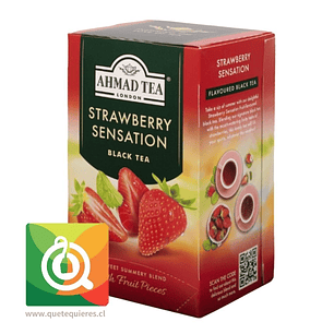 Ahmad Té Negro Frutilla - Strawberry Sensation