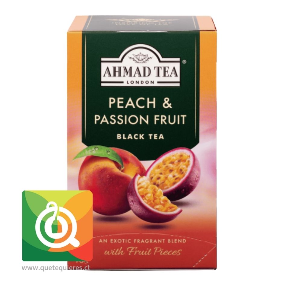 Ahmad Té Negro Durazno y Maracuya - Peach & Fruit Passion  2