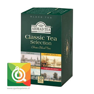 Ahmad Té Negro Selección Clásica 20 bolsitas